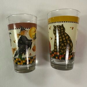 Pair of Debbie Mumm Halloween glasses